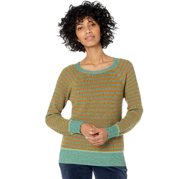 Prana Gadie Striped Knit Sweater 